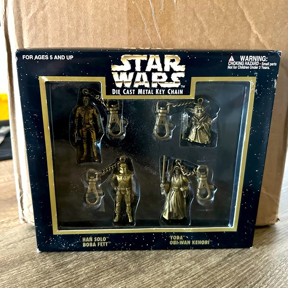 Star Wars Die Cast Metal Keychains 1997